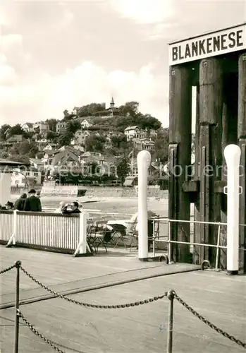 AK / Ansichtskarte Blankenese_Hamburg Am Wasser Pier 
