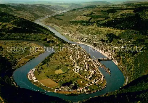 AK / Ansichtskarte Hirschhorn_Neckar Fliegeraufnahme Hirschhorn Neckar