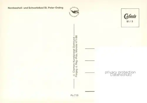 AK / Ansichtskarte St_Peter Ording Fliegeraufnahme  St_Peter Ording