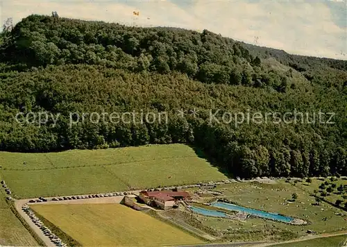 AK / Ansichtskarte Reyershausen Fliegeraufnahme Ratsburgbad Schwimmbad Reyershausen