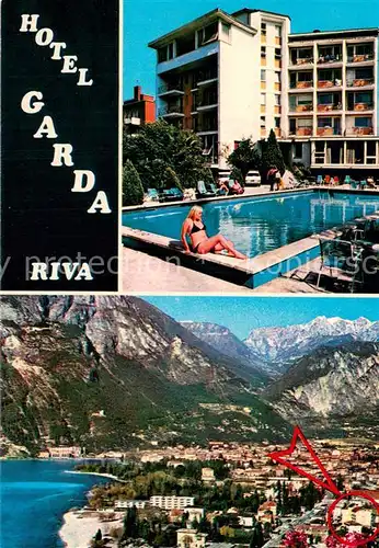 AK / Ansichtskarte Riva_del_Garda Hotel Garda Pool Riva_del_Garda