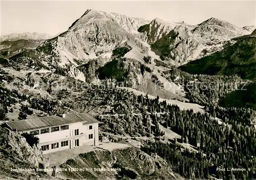 AK / Ansichtskarte Koenigssee Jennerbahn Gaststaette m. Schneibstein Koenigssee