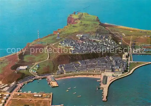 AK / Ansichtskarte Helgoland Fliegeraufnahme Von Sueden aus Helgoland