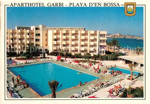 AK / Ansichtskarte Playa_d_en_Bossa Aparthotel Garbi Pool Playa_d_en_Bossa