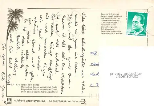 AK / Ansichtskarte Playa_d_en_Bossa Aparthotel Garbi Pool Playa_d_en_Bossa