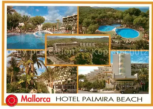 AK / Ansichtskarte Paguera_Mallorca_Islas_Baleares_ES Hotel Palmira Beach Teilansichten 