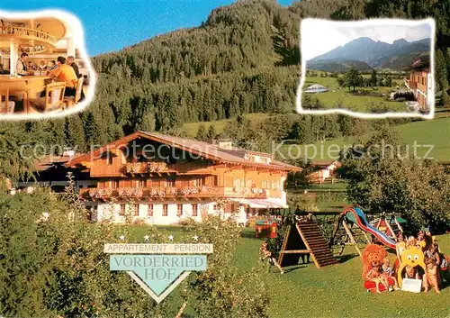 AK / Ansichtskarte Leogang Appartement Pension Vorderried Hotel Leogang