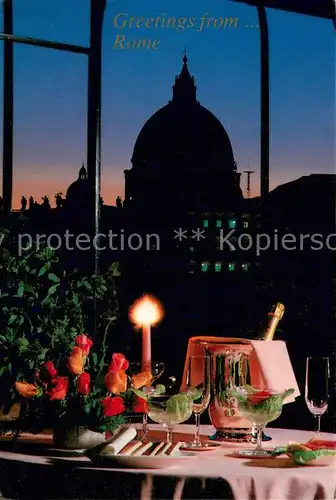 AK / Ansichtskarte Roma_Rom Hotel Atlante Star Gastraum Roma_Rom