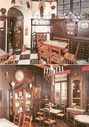 AK / Ansichtskarte Bad_Aachen Historische Alt Achener Kaffeestuben Konditorei Van den Daele Bad_Aachen