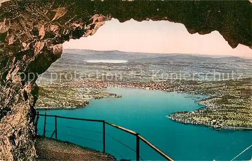 AK / Ansichtskarte Luzern__LU Blick vom Buergenstock Felsenweg 