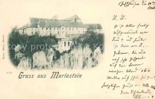 AK / Ansichtskarte Mariastein_Basel Kloster Mariastein 