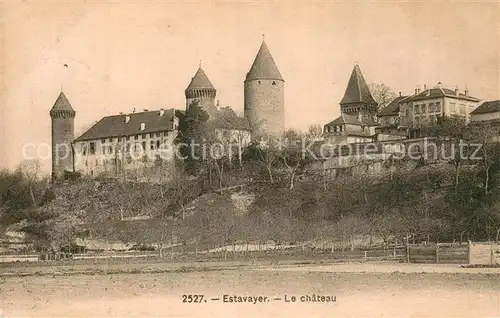 AK / Ansichtskarte Estavayer le Lac Le Chateau Estavayer le Lac