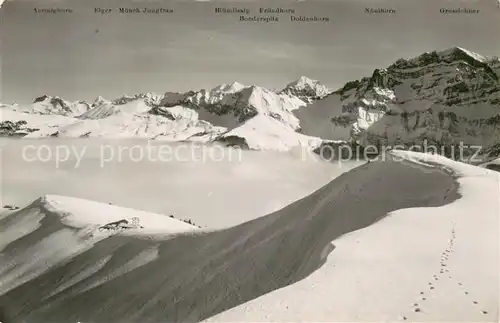 AK / Ansichtskarte Adelboden Schwandfeldspitz Bergstation der Sesselbahn Adelboden