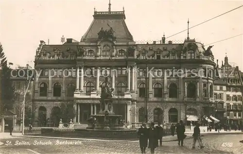 AK / Ansichtskarte St_Gallen_SG Schweizerischer Bankverein St_Gallen_SG