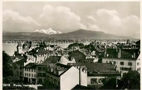 AK / Ansichtskarte Nyon_VD Vue generale Nyon_VD