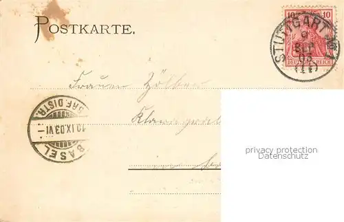 AK / Ansichtskarte Stuttgart Panorama Stuttgart