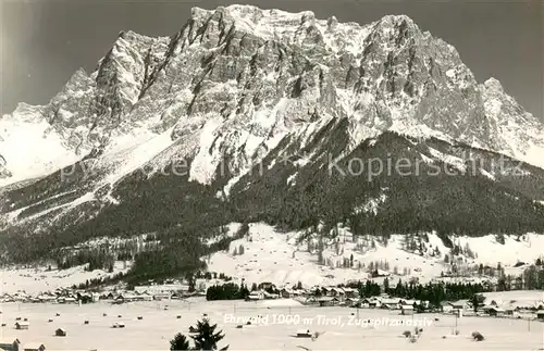 AK / Ansichtskarte Ehrwald_Tirol Zugspitzmassiv Ehrwald Tirol