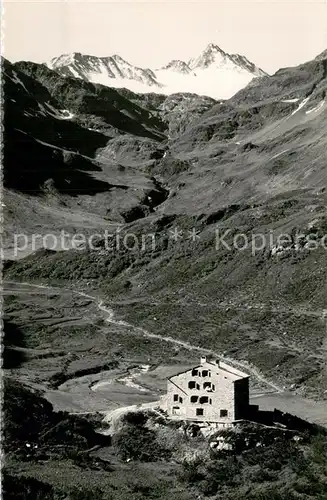 AK / Ansichtskarte Klosters_GR Berghaus Vereina Flueela Wisshorn Klosters_GR