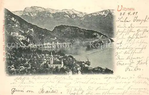 AK / Ansichtskarte Vitznau_Witznau_Vierwaldstaettersee_LU Panorama 