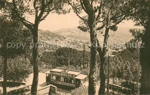 AK / Ansichtskarte Barcelona_Cataluna Tranvia de Vallvidrera Barcelona Cataluna