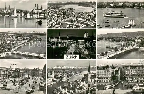 AK / Ansichtskarte Zuerich_ZH Stadt und Teilansichten Zuerich_ZH