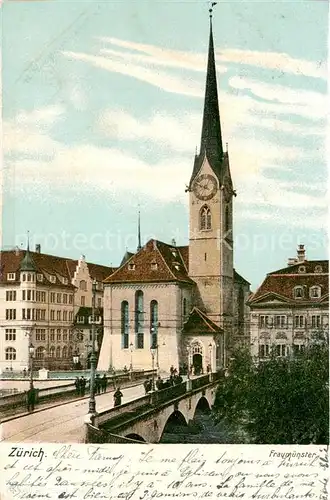 AK / Ansichtskarte Zuerich_ZH Fraumuenster Zuerich_ZH