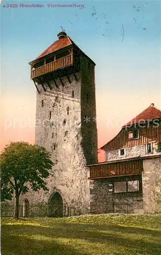 AK / Ansichtskarte Rheinfelden_AG Storchennestturm Rheinfelden AG