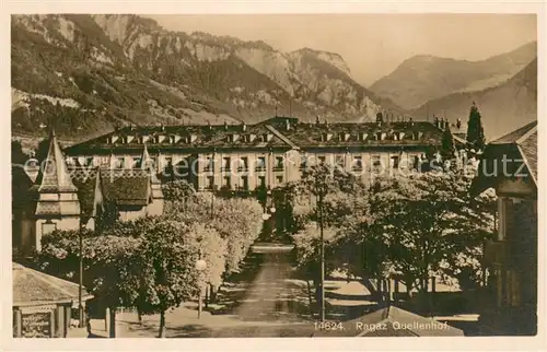AK / Ansichtskarte Ragaz_Bad_SG Quellenhof 