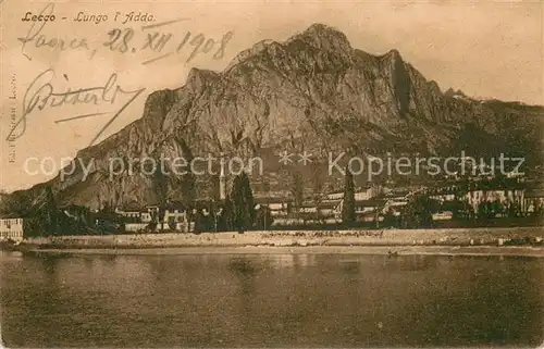AK / Ansichtskarte Lecco_Lombardia_IT Lungo l Adda 