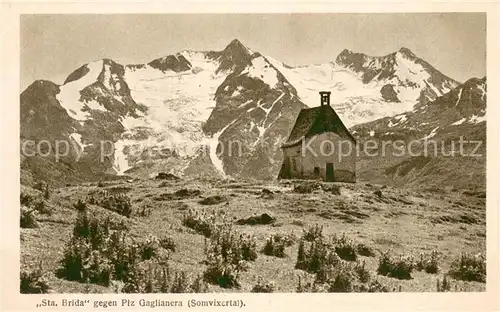 AK / Ansichtskarte Piz_Gaglianera Sta Brida Kapelle Piz_Gaglianera