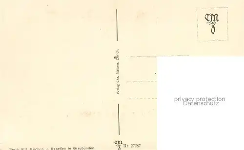 AK / Ansichtskarte Mesocco_Misox_GR Kirche 