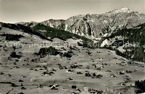 AK / Ansichtskarte Boden_Adelboden Panorama mit Albristhorn Boden Adelboden