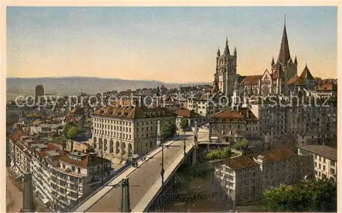 AK / Ansichtskarte Lausanne_VD Pont Bessieres Lausanne VD