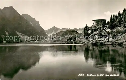 AK / Ansichtskarte Truebsee_OW mit Kapelle Truebsee_OW