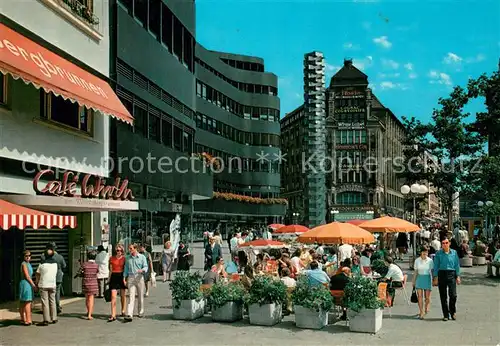 AK / Ansichtskarte Hamburg Am Moenckebergbrunnen Fussgaengerzone Innenstadt Hamburg