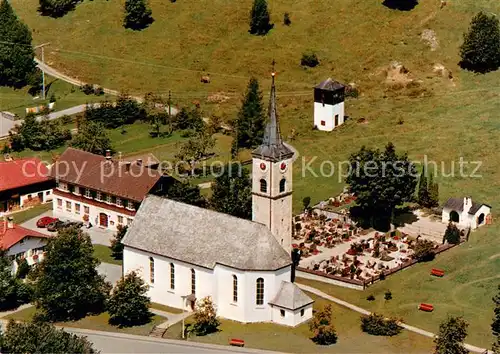 AK / Ansichtskarte Hinterstein_Bad_Hindelang Pfarramt St. Antonius Kirche Friedhof Hinterstein_Bad_Hindelang