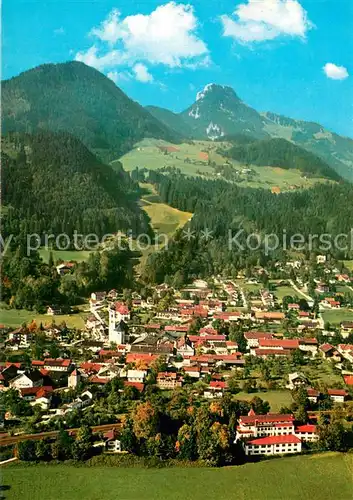 AK / Ansichtskarte Oberaudorf Panorama mit Bruennstein Bayerische Voralpen Oberaudorf