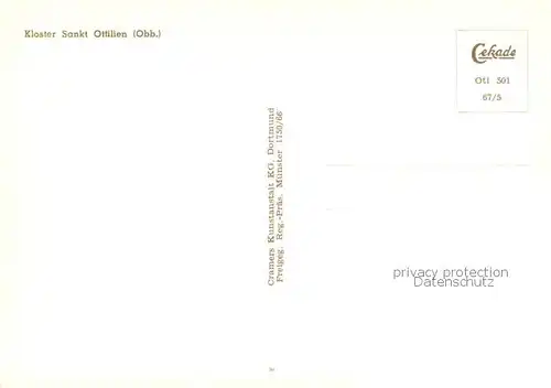 AK / Ansichtskarte Sankt_Ottilien_Eresing Kloster 