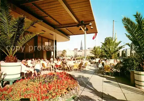 AK / Ansichtskarte Hamburg Alsterpavillon Cafe Terrasse Hamburg