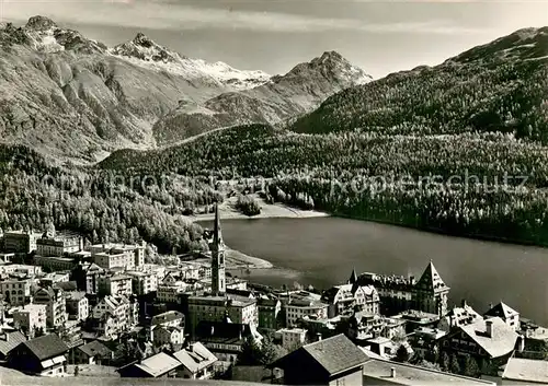 AK / Ansichtskarte St_Moritz_GR Panorama St_Moritz_GR