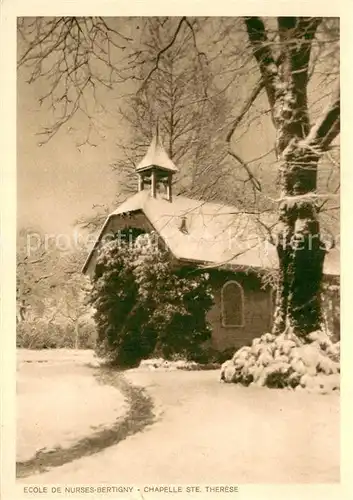 AK / Ansichtskarte Bertigny_Villars_VD Ecole de Nurses Chapelle Ste Therese 
