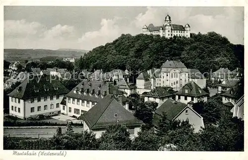 AK / Ansichtskarte Montabaur_Westerwald Teilansicht Montabaur_Westerwald