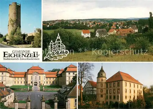 AK / Ansichtskarte Eichenzell Warthturm Schloss Fasanerie Renaissance Schloesschen Eichenzell