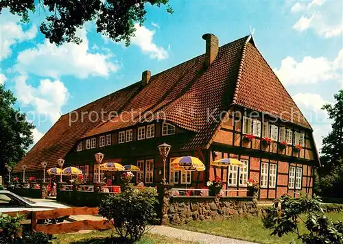 AK / Ansichtskarte Mueden_oertze Gasthaus Luehrnhof Aussenansicht Mueden oertze