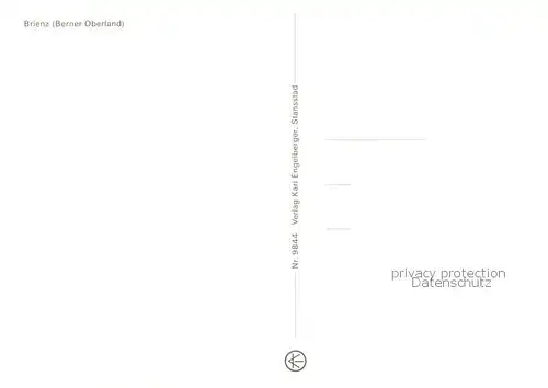AK / Ansichtskarte Brienz_BE Ortspartie Brienz_BE