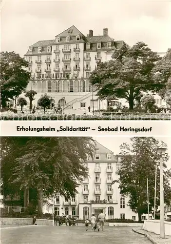 AK / Ansichtskarte Heringsdorf_Ostseebad_Usedom Erholungsheim Solidaritaet Heringsdorf_Ostseebad