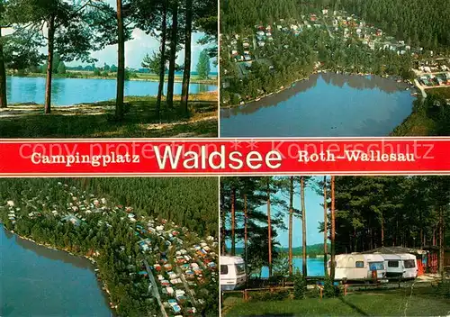 AK / Ansichtskarte Wallesau Campingplatz Waldsee Wallesau