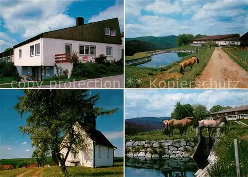 AK / Ansichtskarte Grafenhausen_Schwarzwald Hofgut Duerrenbuehl Kapelle Panorama Grafenhausen Schwarzwald