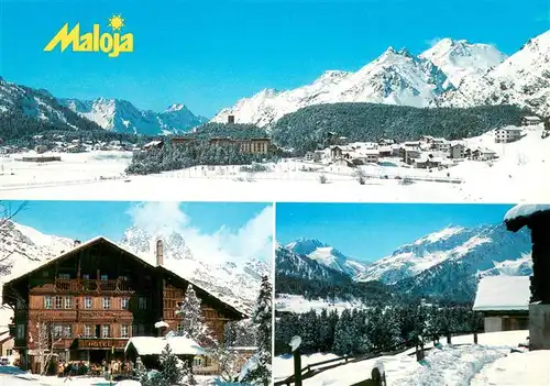 AK / Ansichtskarte Maloja_GR Panorama Hotel  Maloja_GR