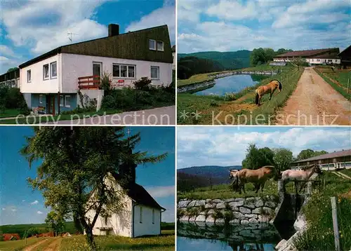 AK / Ansichtskarte Grafenhausen_Schwarzwald Hofgut Duerrenbuehl Kapelle Panorama Grafenhausen Schwarzwald